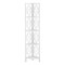 Monarch Specialties Bookshelf, Bookcase, Etagere, Corner, 4 Tier, 62"H, Office, Bedroom, Metal, Laminate, White I 3623 - alternate 1